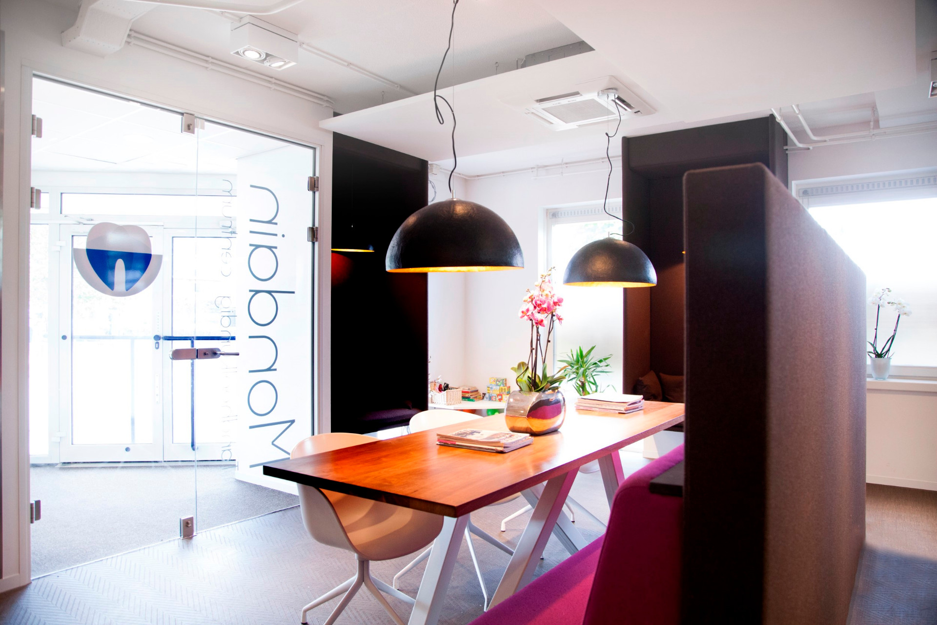 Interieur van de praktijk Mondain Tandartsen